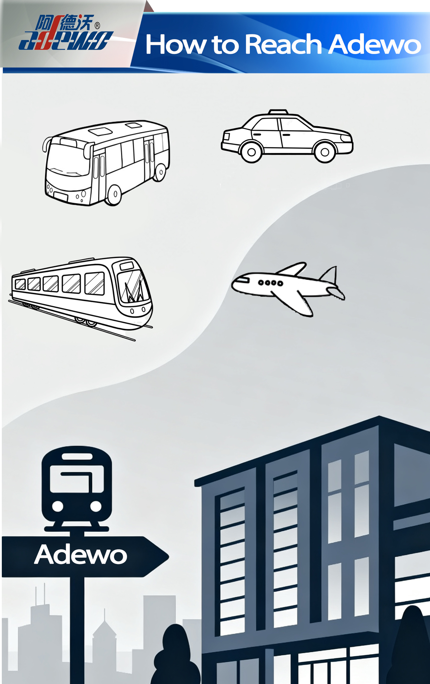 Як дістатися до Adewo?
