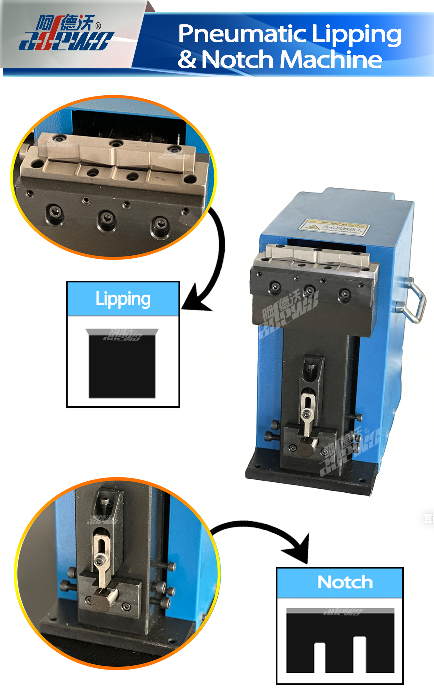 Пневматична машина для обрізання та нарізки