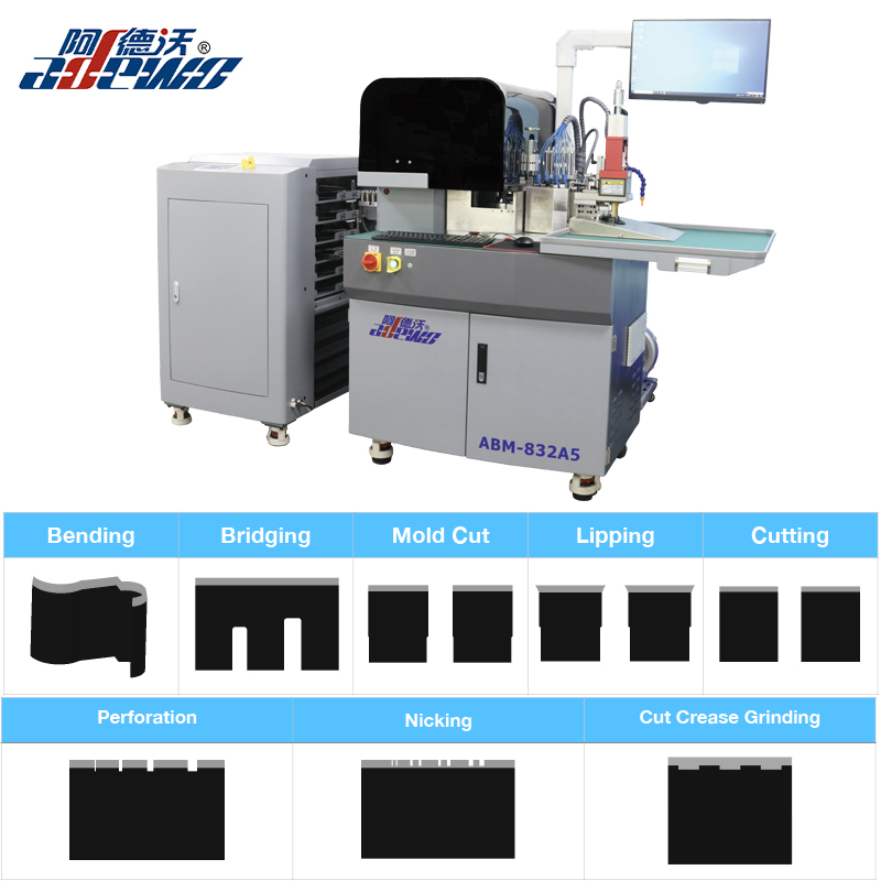 Новий автоматичний згинальний верстат Steel Rule зі шліфуванням розрізаних складок